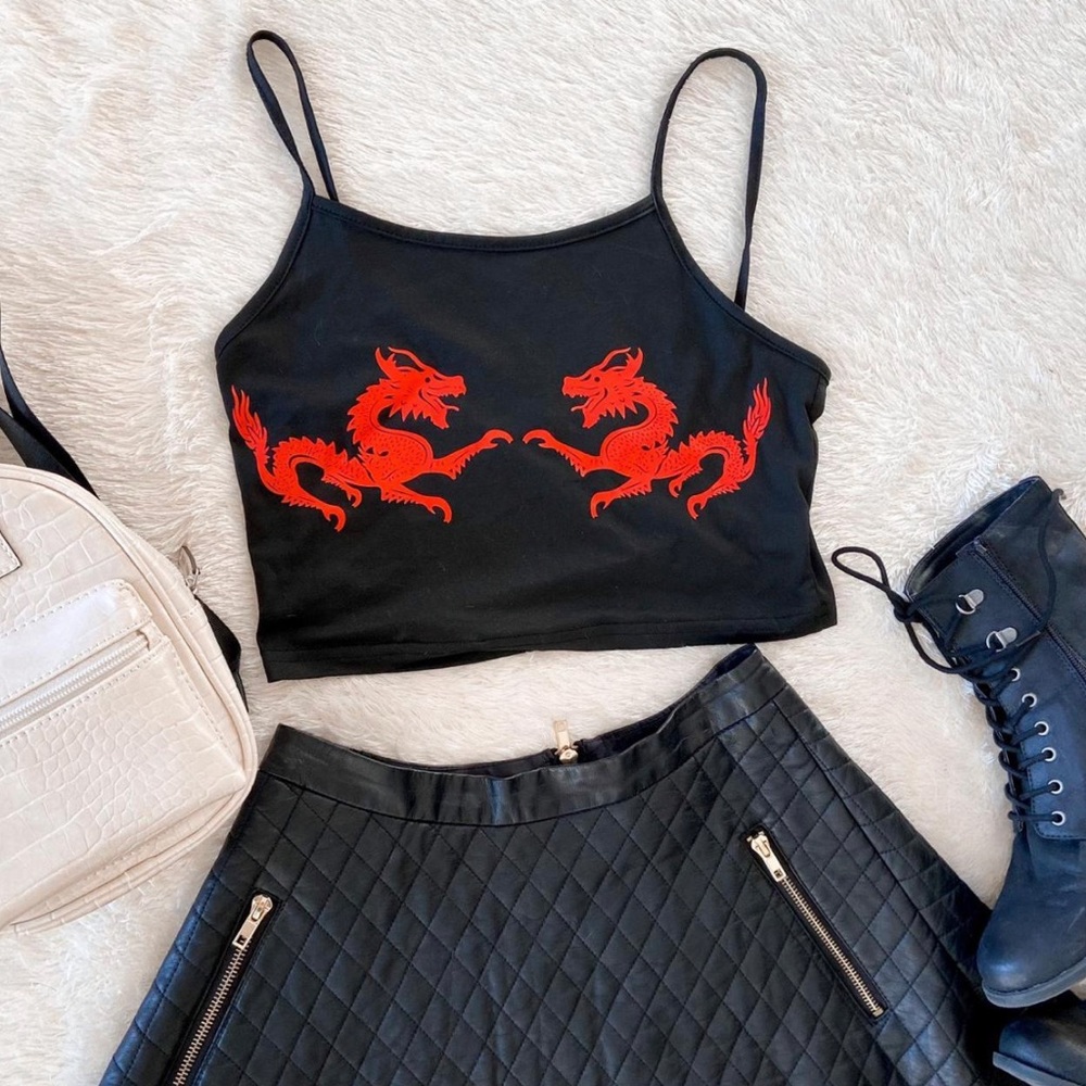 Dragons crop top